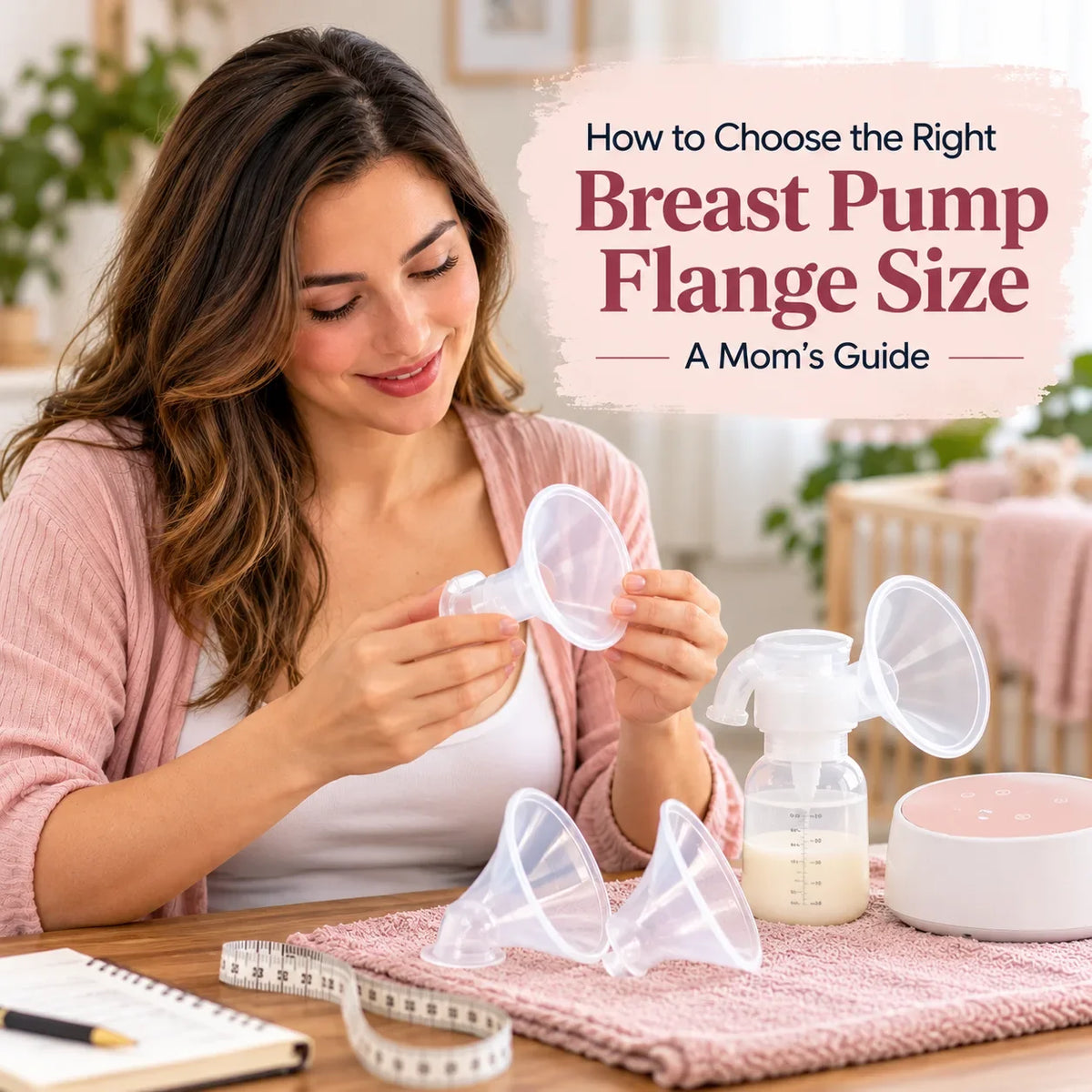 how to choose the correct breast pump flange size