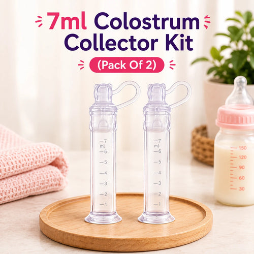 7ml BPA-free silicone colostrum collector kit 2 pack